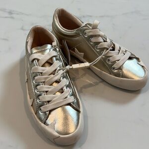 ZARA NWT Girls Sparkly Star Sneakers US 2 EUR 33